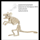 New Skeleton Dragon Dog Animal 100% Plastic Animal Skeleton Bones Horror Halloween Prop Animal Horror House Party Decoration
