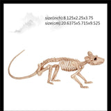 New Skeleton Dragon Dog Animal 100% Plastic Animal Skeleton Bones Horror Halloween Prop Animal Horror House Party Decoration