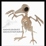 New Skeleton Dragon Dog Animal 100% Plastic Animal Skeleton Bones Horror Halloween Prop Animal Horror House Party Decoration