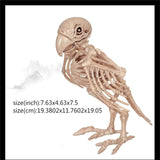 New Skeleton Dragon Dog Animal 100% Plastic Animal Skeleton Bones Horror Halloween Prop Animal Horror House Party Decoration