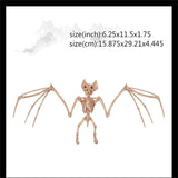 New Skeleton Dragon Dog Animal 100% Plastic Animal Skeleton Bones Horror Halloween Prop Animal Horror House Party Decoration