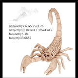 New Skeleton Dragon Dog Animal 100% Plastic Animal Skeleton Bones Horror Halloween Prop Animal Horror House Party Decoration