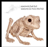 New Skeleton Dragon Dog Animal 100% Plastic Animal Skeleton Bones Horror Halloween Prop Animal Horror House Party Decoration