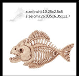 New Skeleton Dragon Dog Animal 100% Plastic Animal Skeleton Bones Horror Halloween Prop Animal Horror House Party Decoration
