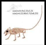 New Skeleton Dragon Dog Animal 100% Plastic Animal Skeleton Bones Horror Halloween Prop Animal Horror House Party Decoration