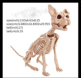 New Skeleton Dragon Dog Animal 100% Plastic Animal Skeleton Bones Horror Halloween Prop Animal Horror House Party Decoration