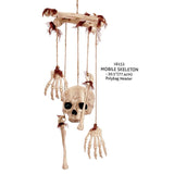 New Skeleton Dragon Dog Animal 100% Plastic Animal Skeleton Bones Horror Halloween Prop Animal Horror House Party Decoration