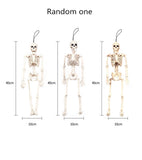 New Skeleton Dragon Dog Animal 100% Plastic Animal Skeleton Bones Horror Halloween Prop Animal Horror House Party Decoration