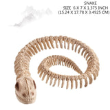 New Skeleton Dragon Dog Animal 100% Plastic Animal Skeleton Bones Horror Halloween Prop Animal Horror House Party Decoration