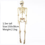 New Skeleton Dragon Dog Animal 100% Plastic Animal Skeleton Bones Horror Halloween Prop Animal Horror House Party Decoration