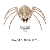 New Skeleton Dragon Dog Animal 100% Plastic Animal Skeleton Bones Horror Halloween Prop Animal Horror House Party Decoration