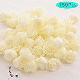 DIY Modelling Polystyrene Foam Filled with Rose Bear Mold Teddy Valentines Day Gifts 150Flower Birthday Party Wedding Decoration