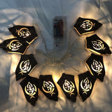 Stereo palace lamp LED Eid Mubarak Decorative String Lights Ramadan Kareem Decoration Accessories Muslim Islam