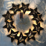 Stereo palace lamp LED Eid Mubarak Decorative String Lights Ramadan Kareem Decoration Accessories Muslim Islam