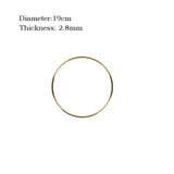 10-40cm Metal Ring Hanging Garland Gold Metal Dream Catcher Ring DIY Flower Wreath Hoop Baby Shower Wedding Decorations